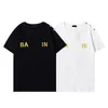 Мода Мужские футболки Летняя рубашка для мужчин Женщины с коротким рукавом TEE Одежда буквы шаблон печатных тройников экипаж шеи азиатский размер M-XXXL