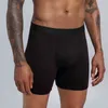 5 pz/lotto Mutande Degli Uomini Pugili Mutandine Lunghe Biancheria Intima di Cotone Boxer Allentato Sotto Usura Plus Size boxer homme H1214