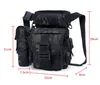 Borsa da gamba Mens Army Fan Tactical Waist Outdoor Riding Sports Camouflage Messenger Shoulder With Kettle Hiking Bags