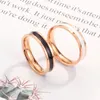 Charm Matte Groove Women Men Polished Stainless Steel Band Ring Convention Jewelry Wedding Rings Valentine Gift