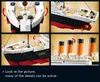 Titanic RMS bateau de croisière bateau ville modèle kits de construction blocs 3D figurines éducatives bricolage jouets loisirs pour enfants briques H091750334815645 version la plus élevée.