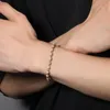 Link Chain Simple Round Bead volledige armbandverlenging Iced out hiphop sieraden kent22