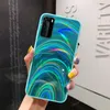 Роскошные красочные радуги лазерное зеркало для телефона для телефона для Huawei P40 Lite P30 P20 Lite Pro мягкая задняя крышка