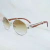 Designer sunglasses Metal Wood Mens Accessories Vintage Name Trending Product Eyewear Gafas Sol