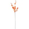 Artificial Dancing Lady Orchid Flowers with Long Stem Decorative for Home Wedding Decor