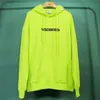 Yüksek Sokak Gevşek Işlemeli Vetements Hoodie Erkekler Kadınlar 1:1 En İyi Kalite Vtm Kazak Hoody Büyük Etiket Yama Tişörtü