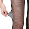 1/2 st kvinnor Sexiga strumpbyxor Mesh Fishnet Nylon Tights Long Stocking Jacquard Step Foot Seam Pantyhose High Over Knee 2020 X0521