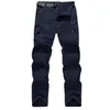 Séchage rapide pantalons décontractés hommes été armée Style militaire pantalon hommes tactique Cargo mâle léger étanche 210715