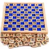 ألعاب تعليمية خشبية تعليمية 1-100 مكون من رقم العد الرياضيات المعرفي عدد المستمر لوحة التعليم المبكر لعبة 14 73YC T2