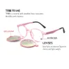 TR90 Anti Blue Lekkie okulary optyczne dzieci spolaryzowane szkło słoneczne magnetyczne klip Sunglasscategory8843210