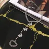 Cute Golden Butterfly Bracelet For Women Unusual Chain Bracelets On Hand Designed Fashion Jewelry 2021 Trend Gifts Link 221S