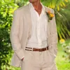 beige suits for groomsmen