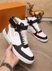 Rivoli Sneaker Ren weg schoenen Suede kalf lederen rubberen buitenzool luxe ontwerpers sneakers boombox runner high top casual schoen trainer