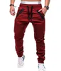 Mode Nieuwe Mens Cargo Casual Solid Multi-Pocket Trous-broek Plus size joggers joggers joggers