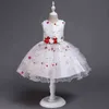 FOCUSNORM Infant Baby Girls Dress 2-8Y Embroidery Flower Princess Sleeveless Formal Party Wedding Tulle Mesh Lace Gown Dresses G1129