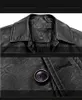 Chaqueta de cuero de invierno para hombres Soft Thick Warm PU Chaqueta de cuero Masculino Business Casual Abrigos Hombre Jaqueta Masculinas Plus Tamaño 4XL 211106