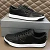 Men's P family casual shoes luxury designer 3-corner Black r stitching matte leather chaussures sports platform