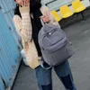 Kadife Sırt Çantası Moda Kadınlar Okul Sırt Çantası Saf Renk Kadın Sırt Çantası Genç Kız Okul Çantaları Kadın Mochila Bagpack Paketi 210922
