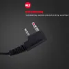10 accessoires appropriés écouteur de tube d'air acoustique pour baofeng pour radio talkie-walkie téléphone pour 888 s UV-5R UV-82