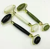 good quality products Jade Roller Facial Face Neck Slimming Massager guasha gua sha kits weld metal noise free zinc alloy frame