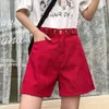 Mode Korea retro groene corduroy shorts los rechte korte vrouwen plus size pantalones cortos de mujer zwarte shorts meisje 210412