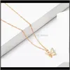 Andra halsband hängar juvelerwholesale - detaljhandel lägsta pris julklapp högkvalitativ gyllene/siery mode trend halsband drop deli