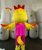 Halloween Costume de mascotte Chick Costume Top Quality Cartoon Animal Characon Carnival Unisexe Adults Taille de Noël Fête d'anniversaire