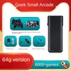 Enspelare HD TV-spelkonsol Heml￥da Dubbel tr￥dl￶sa styrenheter Retro Arcade PS1 Videokonsoler Portabla spelare