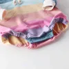 Meisje bodysuits regenboog baby kleding lente voor baby's kleine meisjes kleding mode kinderen lange mouw kleding 210417