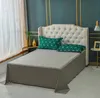 Set di biancheria da letto di lusso di design, copripiumino e federa, piumino con stampa verde, set caldi e confortevoli