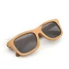 UV400 handgjorda retro bambu trä polariserade solglasögon speglade trä glasögon