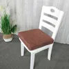 Memory Foam Cushion Tjocken Svampmatta Enkel Solid Färg Linne Tyg Sits Chair Back Dual-Använd Soft Protect Hips 211203