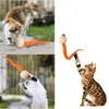 Cat Toys 5pcs Toy Interactive Worm Ball With Bell Funny Wobbly Balls Colourful Kitty Playing Pet Accessories