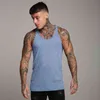 Canotta da uomo moda estiva Y Back Slim Fit maglieria uomo pullover senza maniche T-shirt da uomo Bodybuilding Fitness Muscle Vest 210421