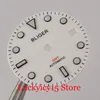 Repair Tools & Kits White 31 3mm Automatic Watch Dial Fit GMT MINGZHU 3804 Movement Luminoous Marks276d