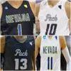 SJ NCAA College Nevada Wolf Pack Basketball Jersey 10 Caleb Martin 11 Cody Martin 12 SJ SJ Anderson 14 Lindsey Drew Custom Stitched