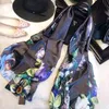 2021 classic spring/summer high quality scarves 180-90cm travel fashion flower scarves for men and women