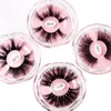 Hot 25mm 3D wimpers nertsen Lange dramatische 100% handgemaakte wimp dikke pluizige falase wimpers wimper extensie make-up