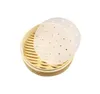 Baking Tools 400pcs/lot Bamboo steamer steaming papers release paper 16 size vegetables dim sum pot steamers nonstick baking-pan liners SN3014