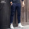 Enjeolon Mens Jeans Marca Jeans neri Uomo Moda Pantaloni lunghi Mens Denim Jeans Pantaloni Abbigliamento Plus Size KZ6141 210622