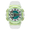 SNADA 2021 New Men's Watches Sports Electronic Wristwatch Waterproof Fashion Fluorescent Dual Display Digital Quartz Watch G1022