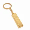 Carro Keychain Simulação Gold Bar Chaveiro Chaveiro Chaveiro Chave Chave Chaveiro Creative Key Titular Acessórios Automóveis