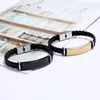Handmade Braided Leather Cuff Bracelet Wholesale Price Personal Stainless Steel Bracelets Men Jewelry DHL Free