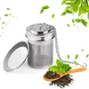 Stainless Steel Tea Ball Infuser & Cooking Infuser Extended Chain Hook Suitable For Office Teacups Life Essentials Loose Leaf