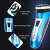 Men's Rechargeable Triple Heads Floating Shaver High Quality Electric Razor Male Beard Trimmer Professional Shaving Machine 45D P0817