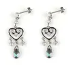 rhodium earings