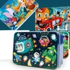 100-delige houten puzzel spellen Kinderen Speelgoed Mermaid Space Dinosaur Steamship Jigsaw Kinderen Vroege Educatieve DIY Puzzels Babygeschenken M3609