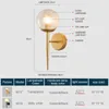 Nowoczesne kreatywne szklane lampy ścienne do łóżek korytarza oświetlenia wystrój domu LED mleczny biały / abażur AC 85V-265V