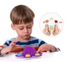 Owoce morza Fingertip Sensory Fidget Zabawki Fingerts Spinner Push Bubble Ptening Autism potrzebuje zabawka reliever lęk