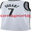 Maglia Swingman uomo donna gioventù Kevin Durant # 7 bianca 2019-20 cucita con nome personalizzato qualsiasi numero